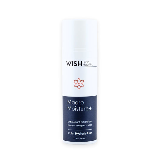 MacroMoisture+ is infused with Vitamins C, E and extracts of pomegranate, grape and carrot seed for the ultimate antioxidant protection. A powerful peptide complex combats the appearance of skin aging. Helps firm and increase skin resilience with bio-stimulating botanicals that help trigger collagen production. Now with apple based, plant derived Exosomes