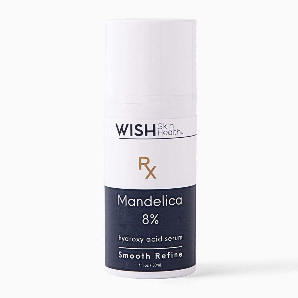 Mandelica ℞™ also has antibacterial properties which are beneficial in the treatment of oily and acne prone skin. For those who suffer from acne and want to fight wrinkles too, Mandelica™ is a terrific option as it addresses both of these concerns. Your skin care professional may recommend it to reduce reduce irritation to skin pre and post professional treatments.