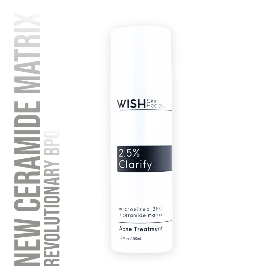 Clarify™ 2.5 is a targeted treatment medication for acne. Working deep within the pore to mitigate acne causing bacteria. Professional use formula also includes 3% Sulphur for further anti-inflammatory properties.&nbsp;