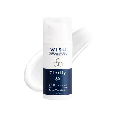 Clarify™ 3% is a targeted treatment medication for acne. Working deep within the pore to mitigate acne causing bacteria. Clarify™ BPO Emulsion is one of the most effective treatments for acne. Aqueous based formula utilizes a micronized version of benzoyl peroxide dispersion in the form of a gel. 